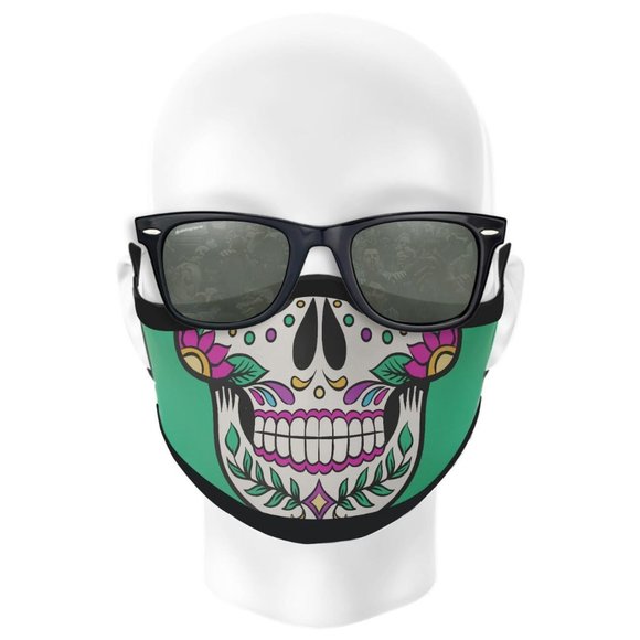 Day of the Dead fashion sugar skull custom Mask - Picture 2 of 8